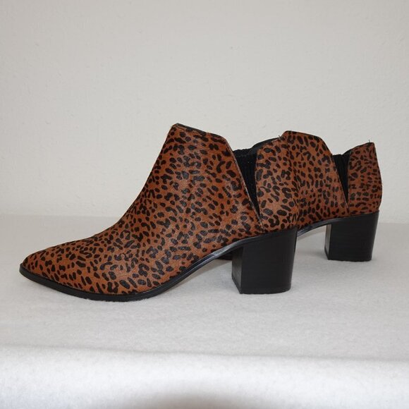 Sanctuary Leopard Print Booties Women's Size 6 Block Heel - Picture 6 of 11